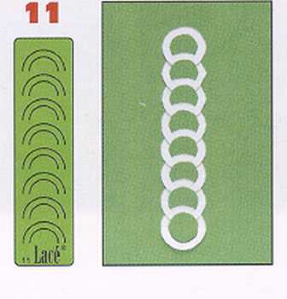 Lacé-Schablone Nr. 11